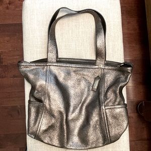 LIKE NEW! bronze/gold leather Cole Haan tote bag.